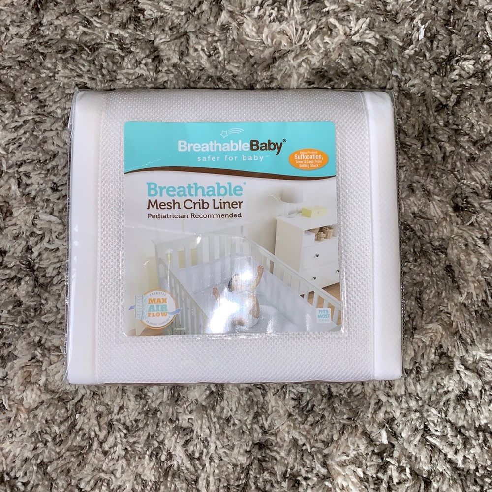 Breathable Baby Mesh Crib Liner